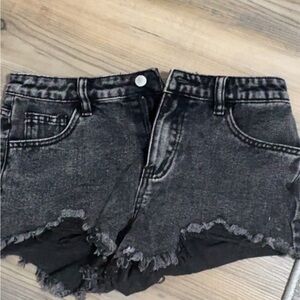 SHEIN Dark Gray Jean Shorts